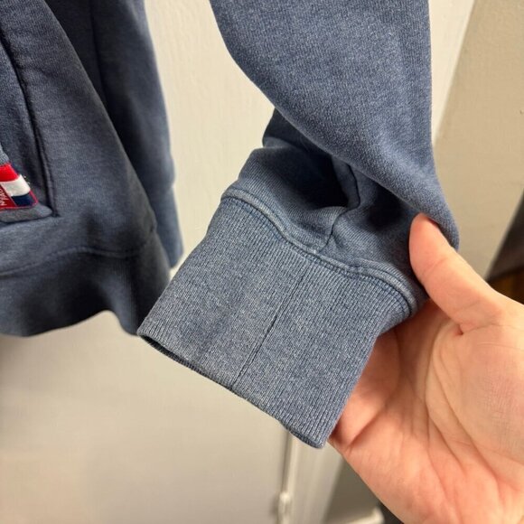 The North Face RU14 medium weight light blue graphic hooded sweatshirt - Picture 5 of 9